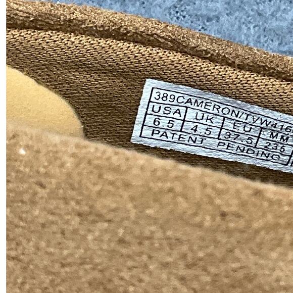 Vionic Cameron Brown Tan Suede Jeweled Orthaheel Slip On Ballet Flat Women 6.5 - Picture 11 of 11